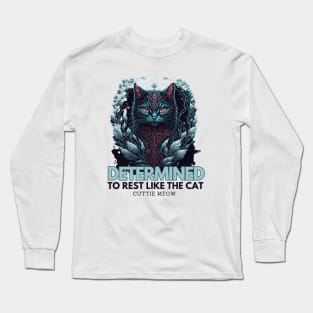 Determined Cat Long Sleeve T-Shirt